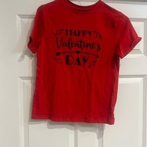 Cat & Jack Red Valentine's Day Graphic Tee